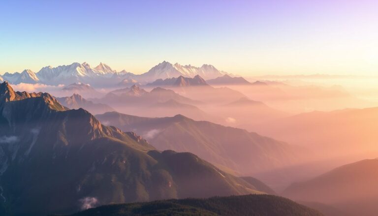 Alpenkette Panorama