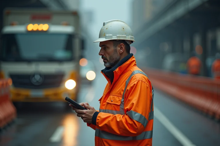 Optimierung der Verkehrssicherheit am Arbeitsplatz
