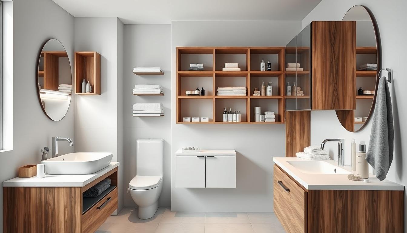 Moderne Badezimmer Aufbewahrungslösungen