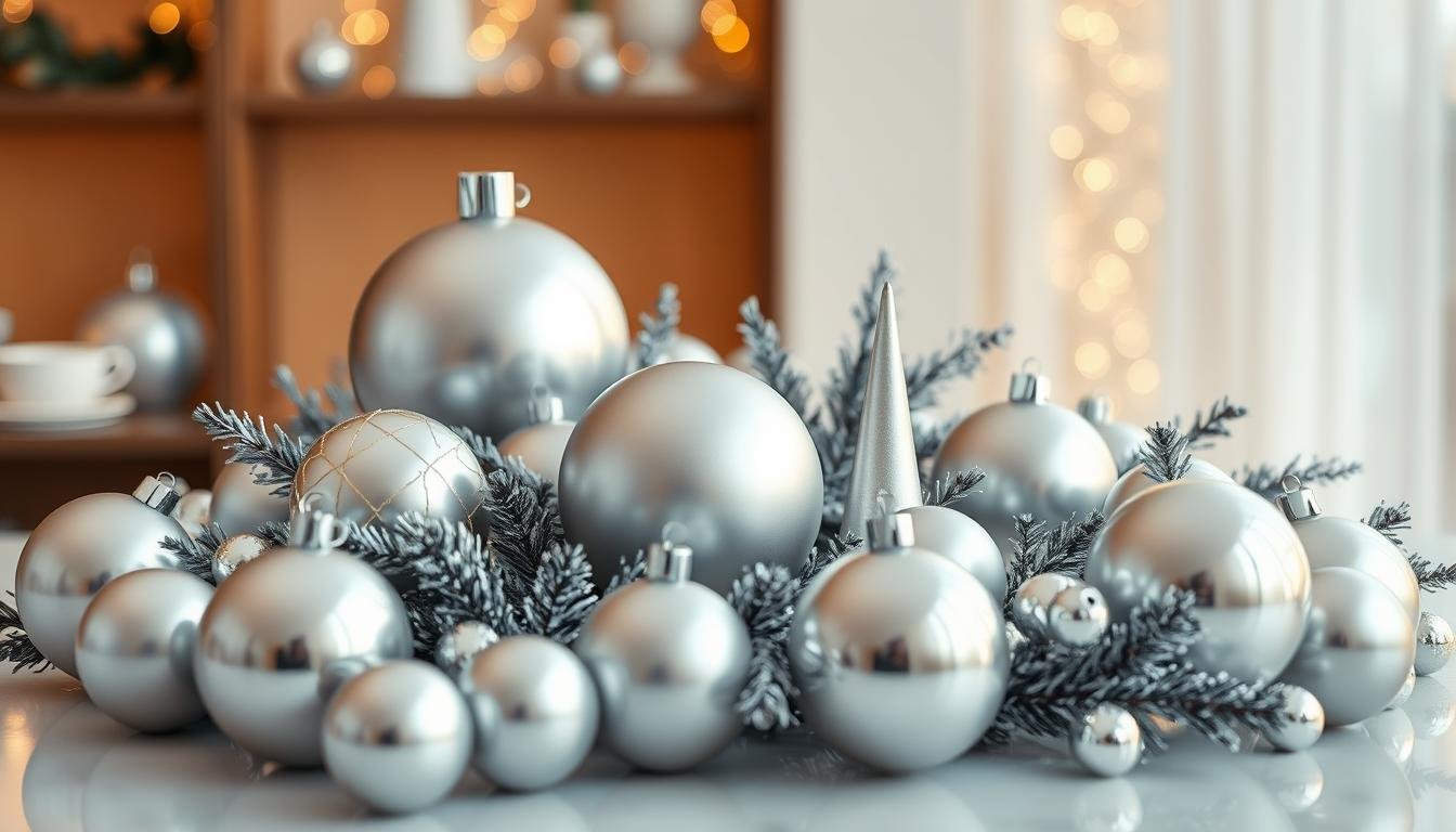 Moderne Weihnachtsdeko silber Trends 2024