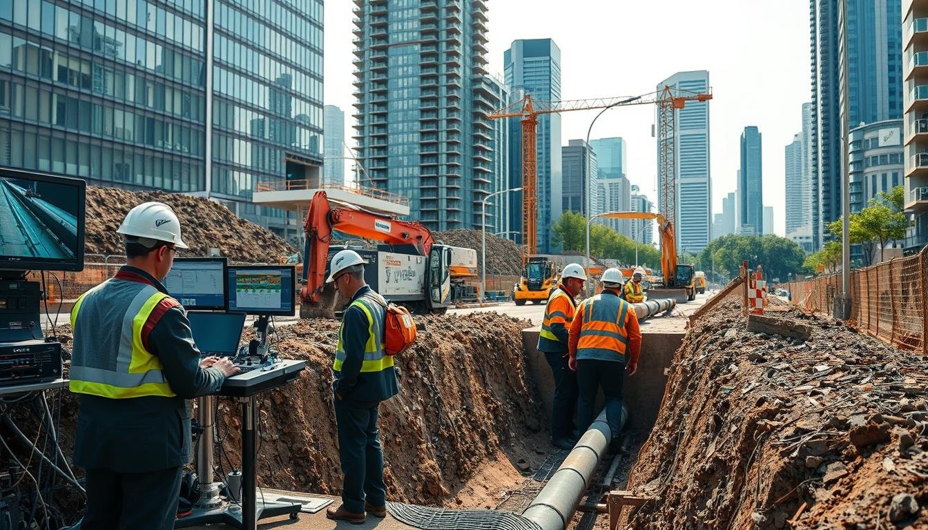 Moderne grabenlose Sanierung der Kanalinfrastruktur