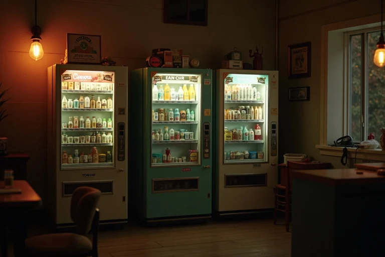 Nostalgische Automaten als Bürodeko-Trend