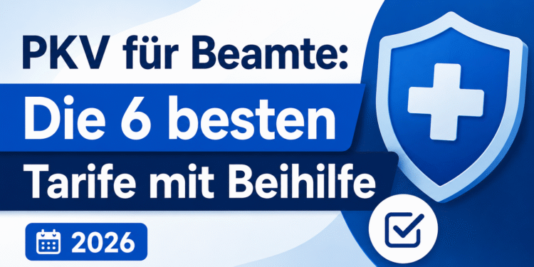 PKV für Beamte: Die 6 besten Tarife mit Beihilfe 2026