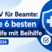 PKV für Beamte: Die 6 besten Tarife mit Beihilfe 2026
