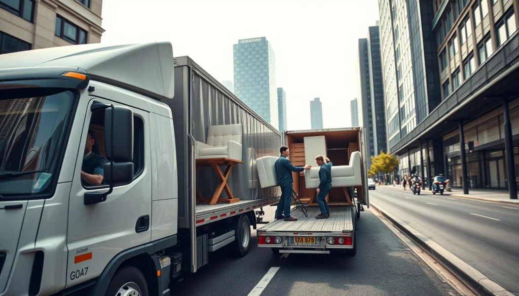 Professioneller Möbeltransport mit moderner Ausrüstung
