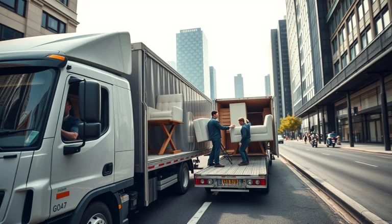 Professioneller Möbeltransport mit moderner Ausrüstung