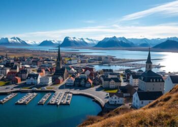 Reykjavik Stadtpanorama Island Städtetrip