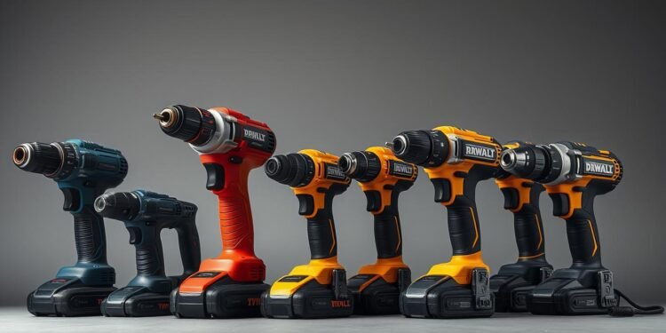 Verschiedene Bohrmaschinenarten im Vergleich