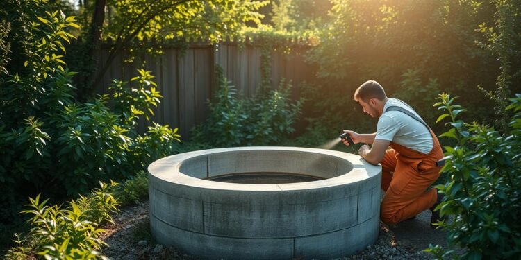 Zisterne säubern Wartung