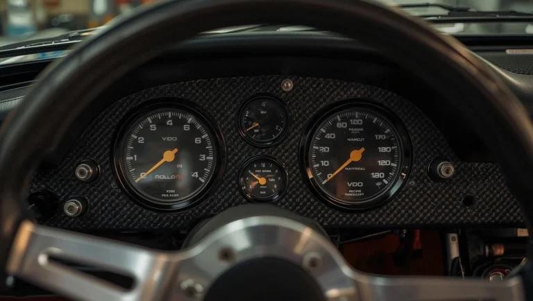 VDO Zusatzinstrumente im Rennsport: Öldruckmesser, Ladedruckanzeige und mehr